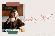 printed moments//modern casual font, a Script Font by PeachCreme (Thumbnail 10 of 20)