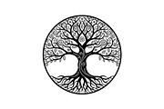 Sacred Tree of Life Vector Bundle, an Illustration by Designs_River (Thumbnail 25 of 51)