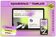 COSMO Squarespace Website Template, a Squarespace Template by PEARLER (Thumbnail 1 of 11)
