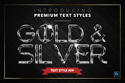 Gold & Silver #5 - 15 Text Styles, a Layer Style Add-On by Jonas Stensgaard (Thumbnail 10 of 18)