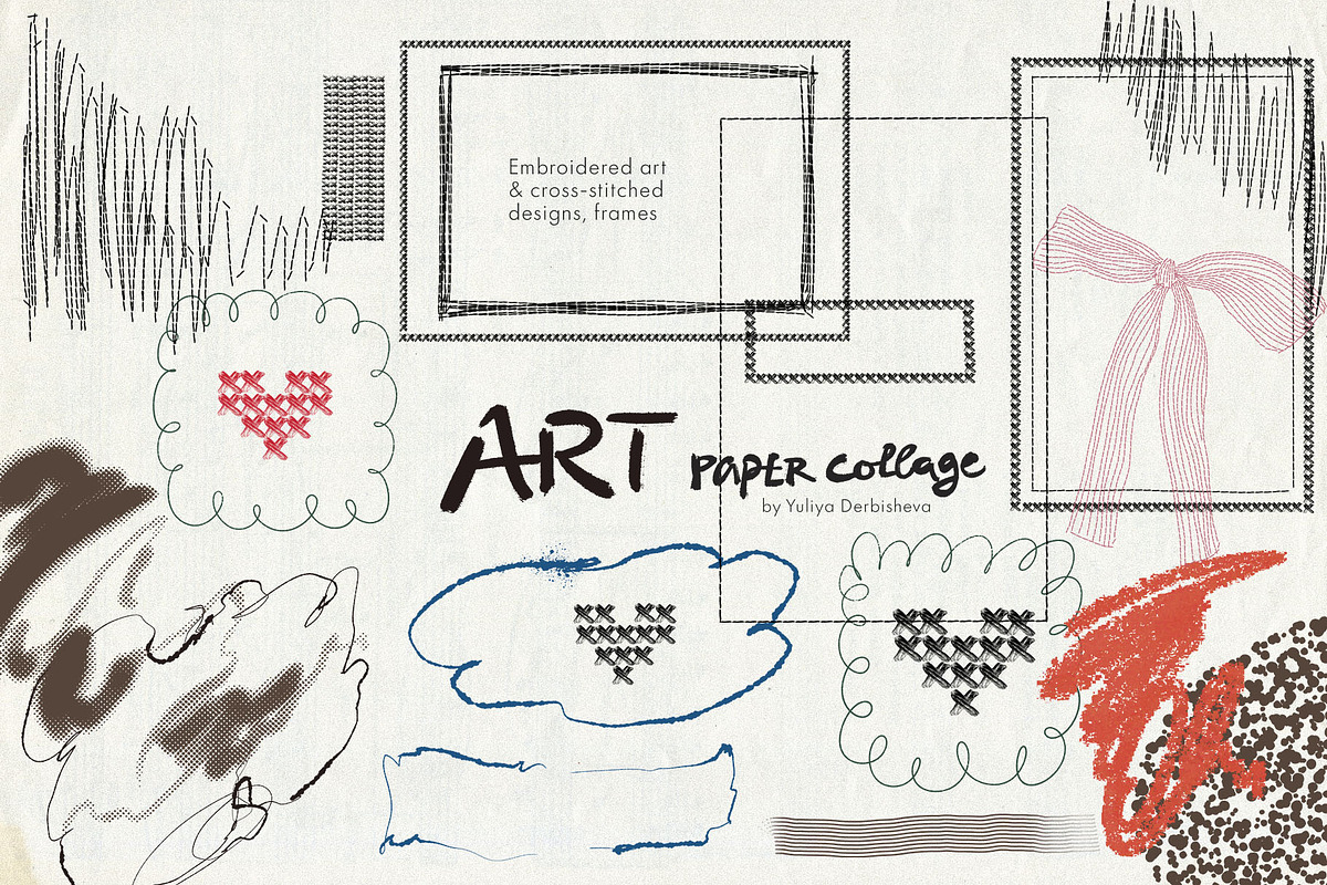 Art Paper collage element scraps, an Object Graphic by Yuliya Derbisheva (Photo 12 of 15)