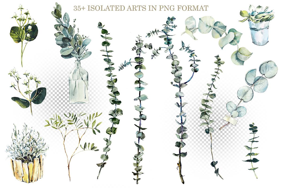 Watercolor Flower Shop, an Object Graphic by Budogoshch (Photo 3 of 5)