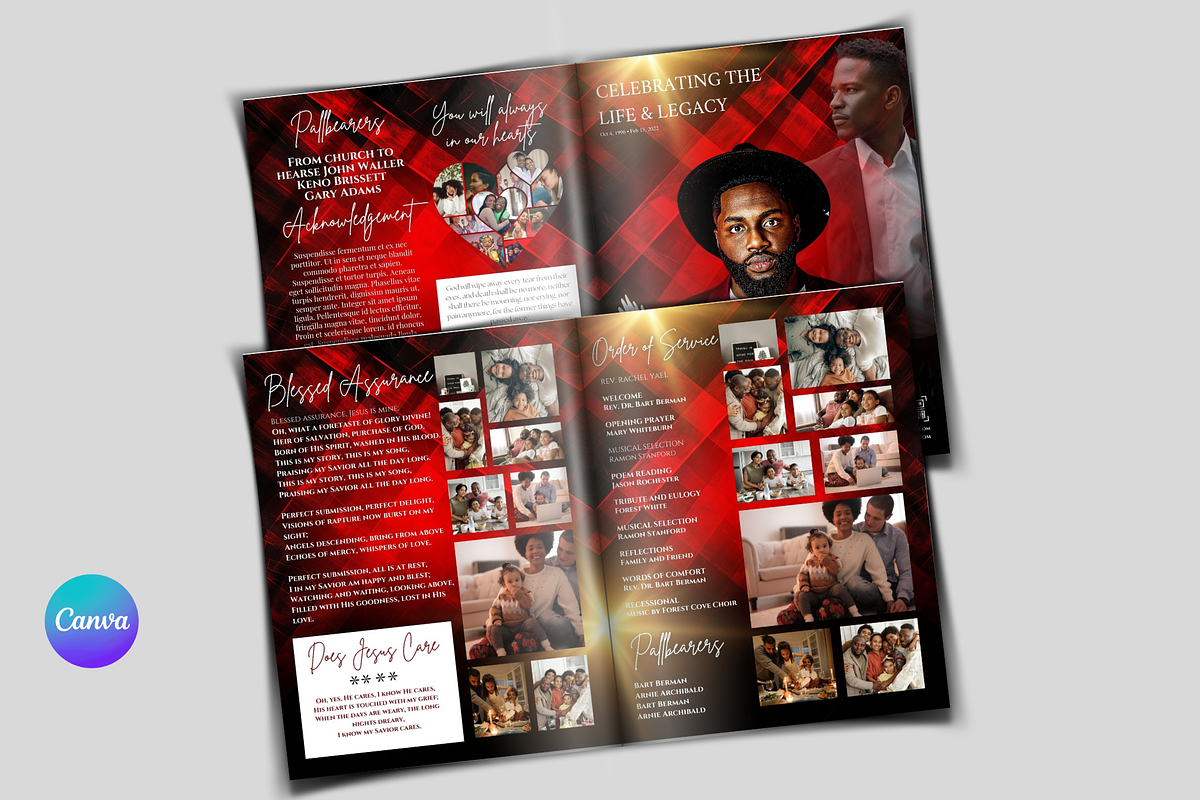 Funeral Program Template, a Templates & Theme by iloveTemplate (Photo 2 of 5)
