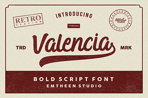 SALE! Valencia Typeface