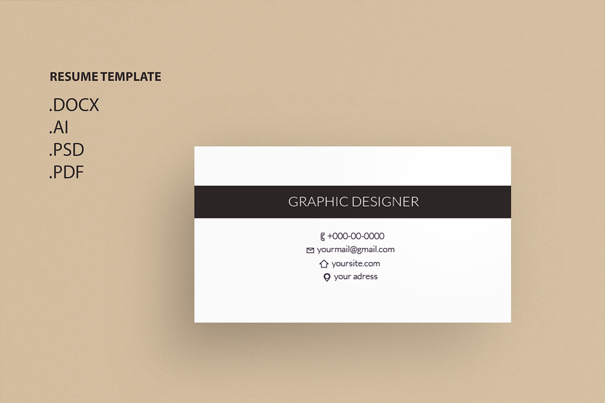 Pack Resume and Card Template / M, a Resume Template by Showy68 Template (Photo 7 of 8)