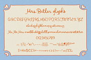 Mrs.Butler //  Quirky Wedding Font, a Handwritten Font by PeachCreme (Thumbnail 10 of 11)