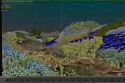 3D Cartoon Underwater Coral Reef Hab, an Environmental 3D Model by NOMODOL (Thumbnail 14 of 24)