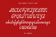 One Moment | Elegant Script Font, a Script Font by AnMark (Thumbnail 7 of 11)