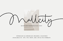 Mallcity - Monoline Script