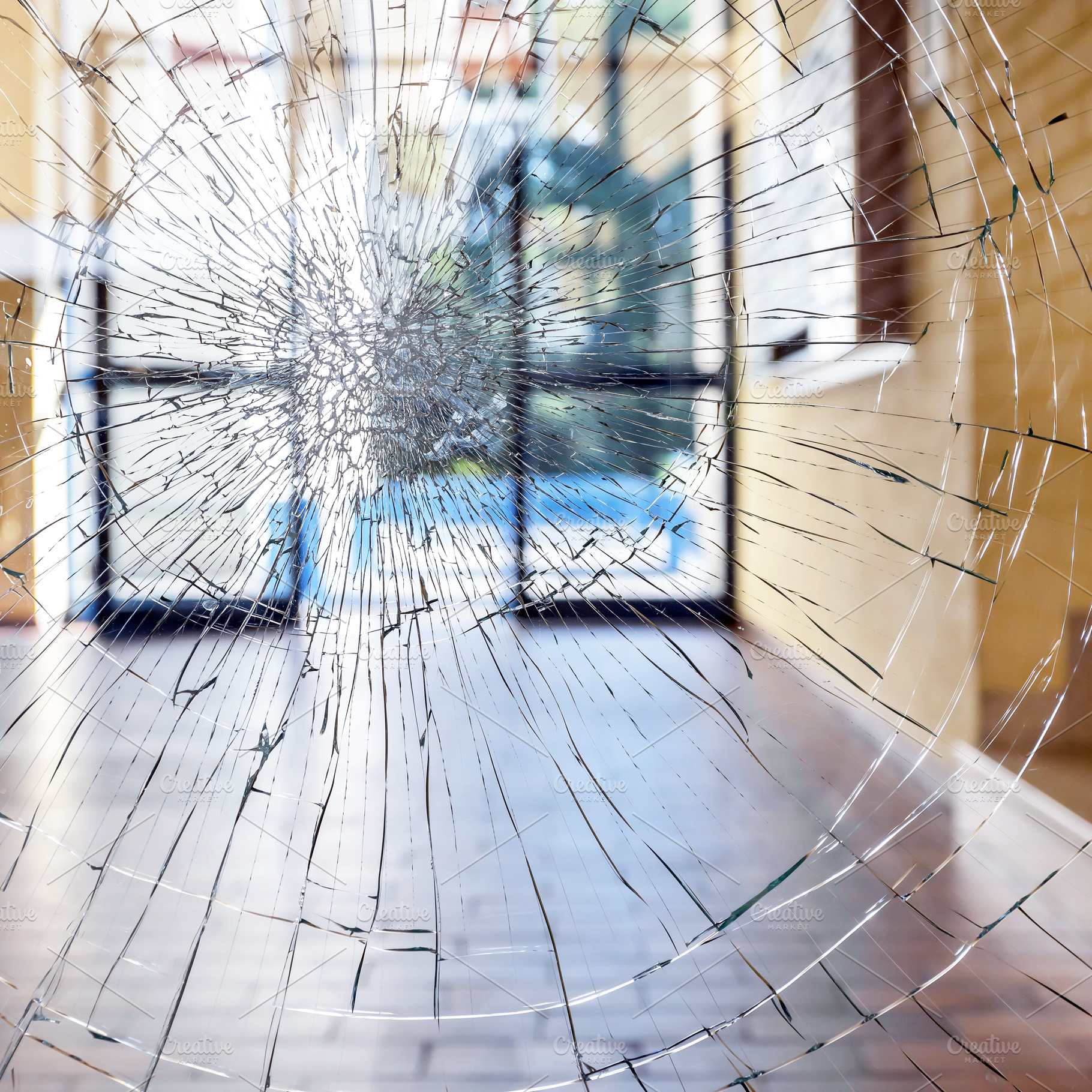 Shattered glass, a Wallpaper Photo by KYNA STUDIO