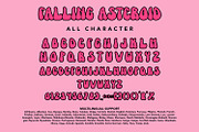 FallingAsteroid - Retro Display Font, a Symbol Font by AQR Studio (Thumbnail 9 of 9)