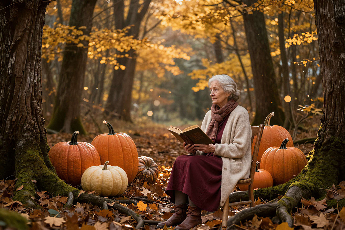 30 Autumn Bokeh Digital Backdrops, a Background Graphic by 3Motional (Photo 7 of 18)