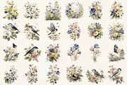 Forest Melody Watercolor Collection, an Illustration by DreamCafeArt (Thumbnail 2 of 6)