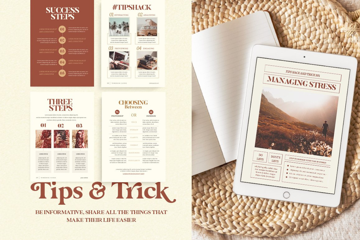 2in1 Bundle eBook + Workbook CANVA, a Magazine Template by Eviory (Photo 21 of 38)