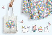 Happy Easter doodles and patterns, an Illustration by kostolom3ooo (Thumbnail 2 of 11)