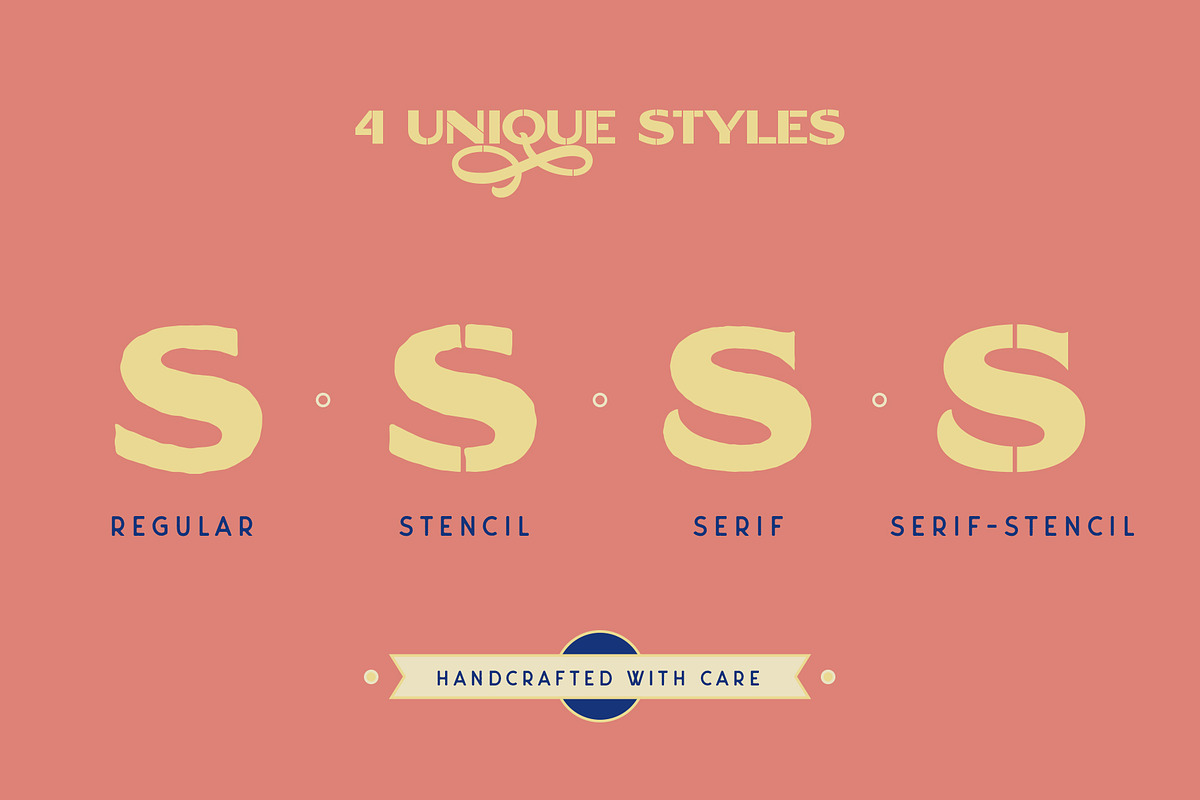 Moral Varnish Sans Serif & Stencil preview 3
