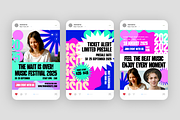 Music Festival Instagram Post, a Social Media Template by MMPixelCraft (Thumbnail 3 of 3)