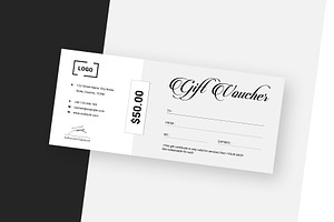 Minimal Gift Voucher Template