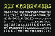 CS Varden – Black Metal Font, a Blackletter Font by Craft Supply Co. (Thumbnail 8 of 8)