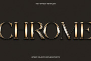 Chrome Text Effect, a Layer Style Add-On by dokudokunomi (Thumbnail 1 of 4)
