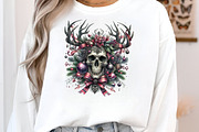 Watercolor Gothic Christmas Clipart, an Illustration by SinaCreation (Thumbnail 4 of 7)