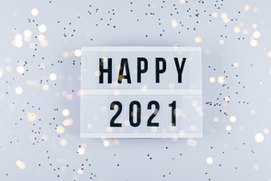 Happy new year 2021 celebration featuring 2021, new year, and holiday