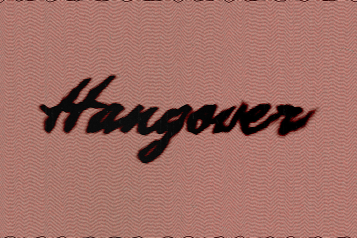 Wave Collapse Text Effect (PSD), a Layer Style Add-On by Posterfello (Photo 1 of 3)
