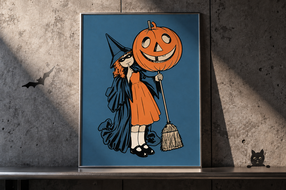 Creepy Stories: Halloween Graphics, a Seasonal Illustration by Retro Machine (Photo 13 of 14)