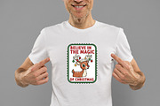Christmas postage stamp Believe, an Illustration by Daily.Designs (Thumbnail 4 of 5)