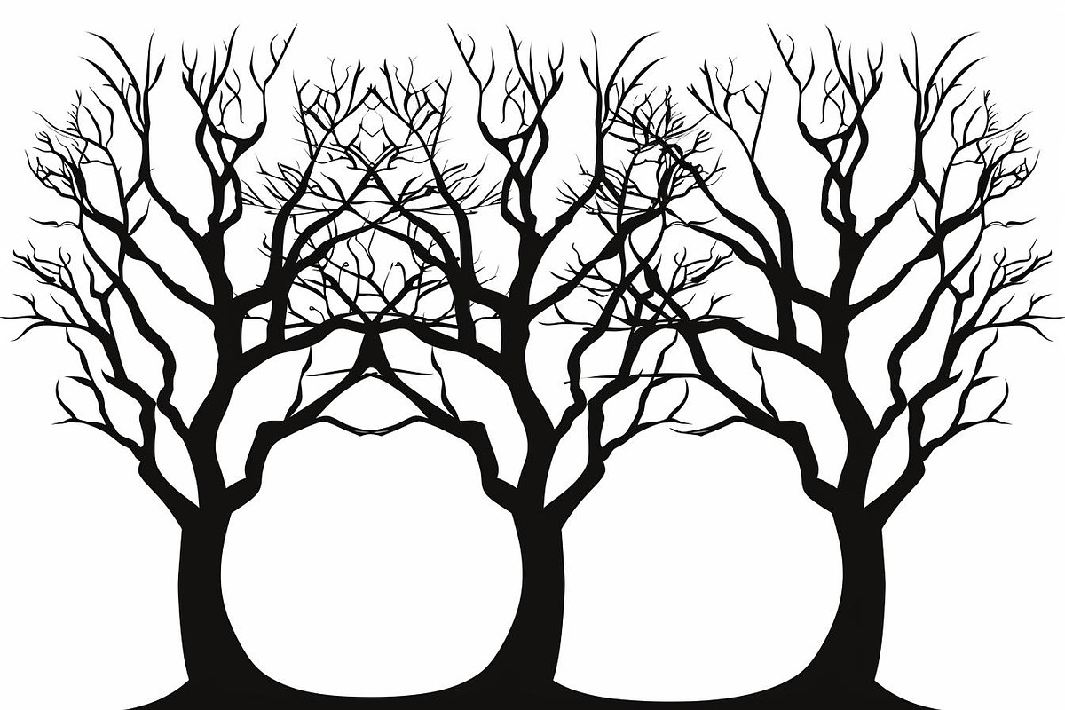 8 Tree Silhouette Vector Bundle, an Illustration by Designs_River (Photo 3 of 9)
