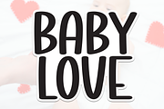 Baby Love | Script Font, a Script Font by Scratchones (Thumbnail 1 of 8)