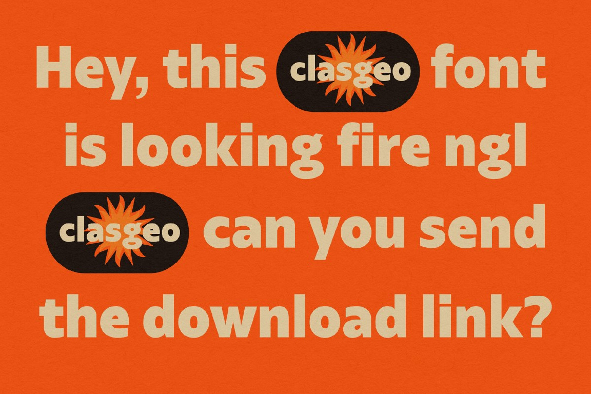Clasgeo, a Sans Serif Font by graphicook (Photo 9 of 10)