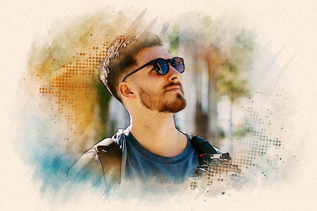 Photo Effect Mockup PSD Template, a Brushes & More by zahidhossainalif (Photo 6 of 10)