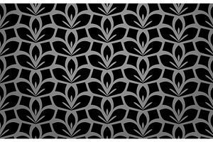 Flower geometric pattern. Seamless, a Decorative Illustration by RODINA