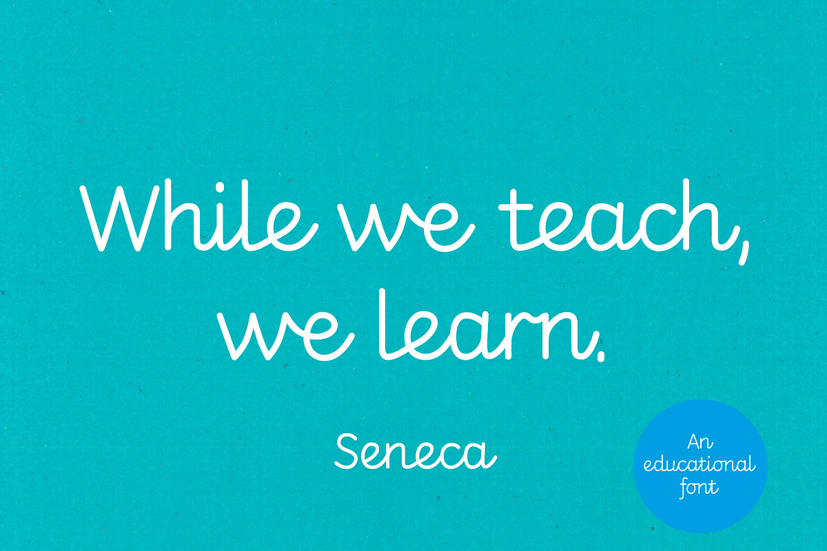 KID CURSIVE | school & teacher font, a Script Font by Little Type Factory (Photo 8 of 13)