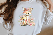 Whimsical Mother's Day fox Clipart, an Illustration by Designworld (Thumbnail 6 of 8)