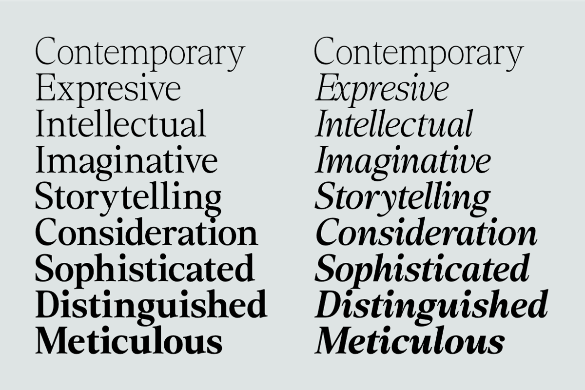 Rosemeri — MODERN EDITORIAL SERIF, a Serif Font by InkwellTypeCo (Photo 11 of 19)