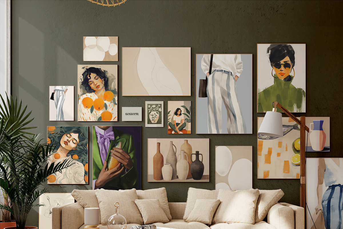 Modern Eclectic Prints & Posters, a Background Graphic by Laras Wonderland (Photo 7 of 10)