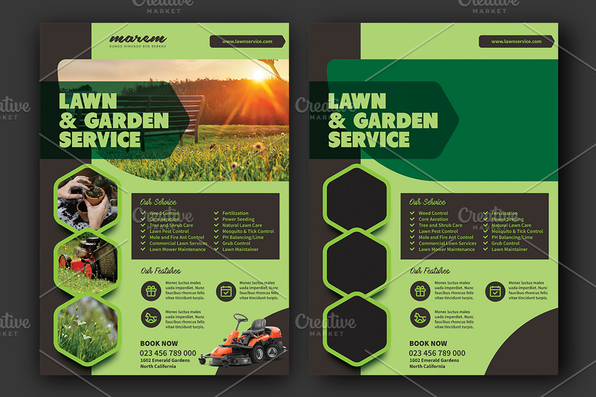 Lawn Service, a Flyer Template by Saphari (Photo 4 of 4)
