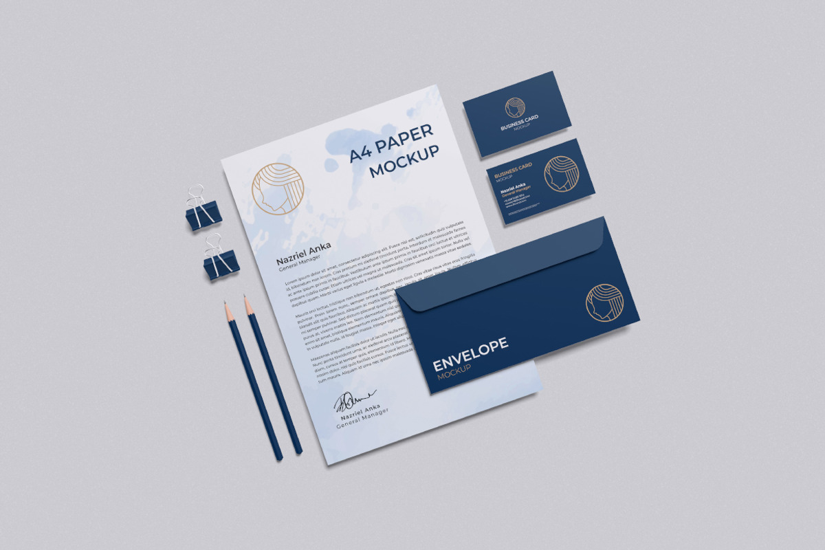 Stationary Mockup, a Product Mockup by swsi-studio (Photo 2 of 5)