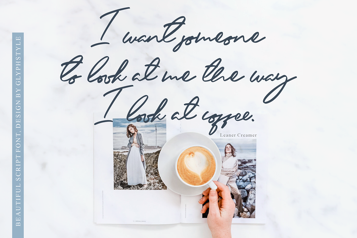 Felisha Roseland Script Font, a Script Font by Glyphstyle (Photo 2 of 12)