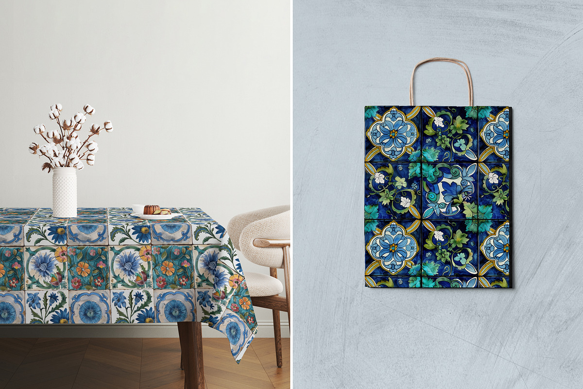 Vintage Tile Osman Patterns, a Pattern Graphic by Ninterints (Photo 16 of 18)