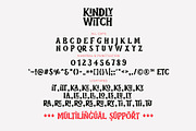 Kindly Witch - Bouncy Display Font, a Handwritten Font by Airotype (Thumbnail 8 of 9)