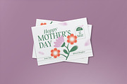 Minimal Modern Mother's Day Card, a Card Template by graphicook (Thumbnail 2 of 3)