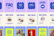 Funky Instagram Carousel Templates, a Social Media Template by Hell Yeah Designs (Thumbnail 3 of 10)