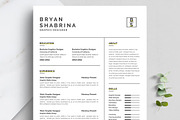 Resume CV Template with Logo, a Resume Template by Blackcloud_Creations (Thumbnail 7 of 10)