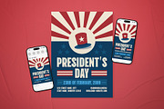 President's Day Event Flyer Set, a Flyer Template by The Good Store (Thumbnail 1 of 2)