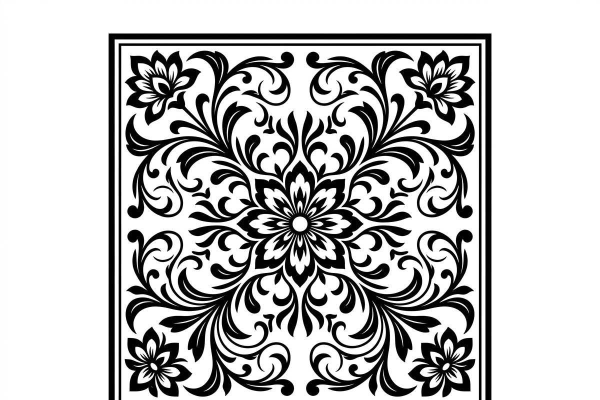 50 Elegant Floral Ornament Bundle, a Decorative Illustration by Amazin_art (Photo 21 of 42)