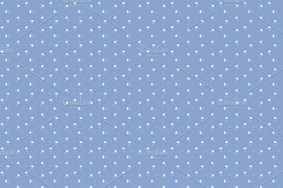 Set of delicate patterns, a Pattern Graphic by Lyolya Profitrolya (Photo 3 of 5)