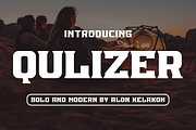 Qulizer, a Serif Font by alon kelakon (Thumbnail 1 of 6)